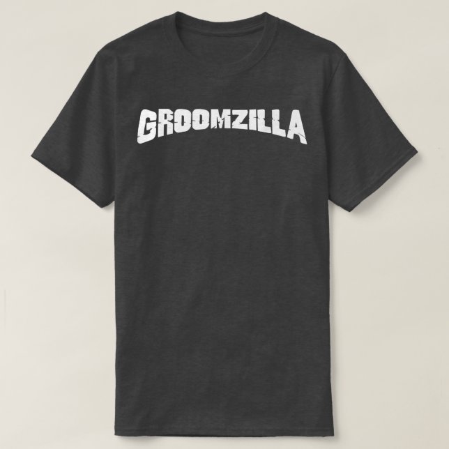 Camiseta Noiva Groomzilla Bridezilla encontrou seu par  (Frente do Design)