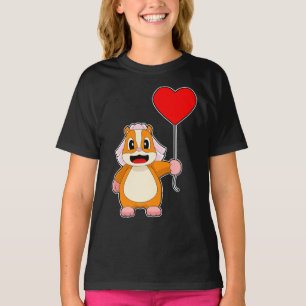 Camiseta Noiva Hamster Coração Casamento