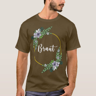 Camiseta Noiva I Flórida do Boho estilo eucalyptu