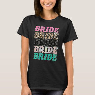 Camiseta Noiva Leopardo Rodeio Vaqueiras Despedida de Solte