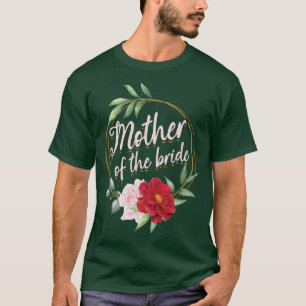 Camiseta Noiva Mãe Flor Mãe da Noiva Festa de Despedida de 