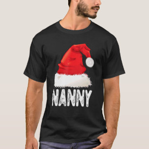 Camiseta Noiva Natal Santa Hat Família Matável de Natal