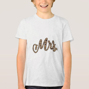 Camiseta Noiva Noiva, Sra. Leopard Imprima Casamento Corres