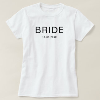 Camiseta Noiva Noivo Casal Casamento Recém-casados