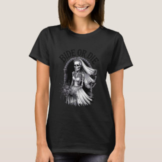 Camiseta Noiva Ou Morra Despedida de Solteira Goth Festa de