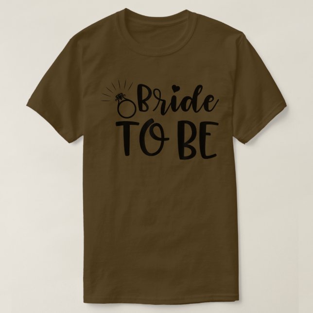 Camiseta Noiva Para Ser Combinando Fofo Para Festa de Despe (Frente do Design)