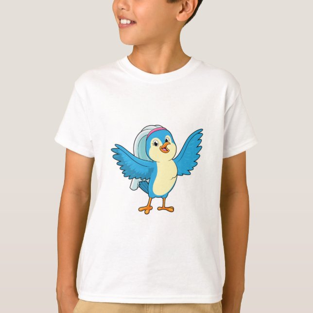 Camiseta Noiva Pássaro com Véu (Frente)