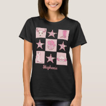 Noiva Personalizada de Cowboy Disco Rosa