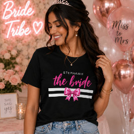 Camiseta Noiva Personalizada, Glam Before Vows Noiva