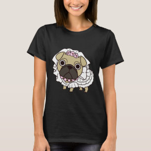 Camiseta Noiva Pug Clássico 110