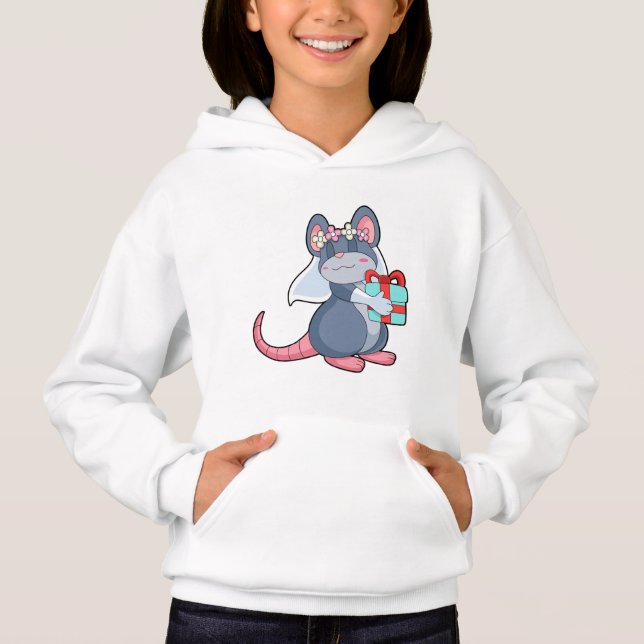 Camiseta Noiva Rato com Véu & Presente.PNG (Frente)