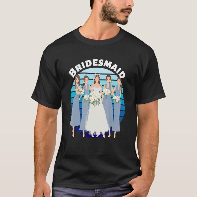 Camiseta Noiva Recem casados Casamento Noiva Partido Bridal (Frente)