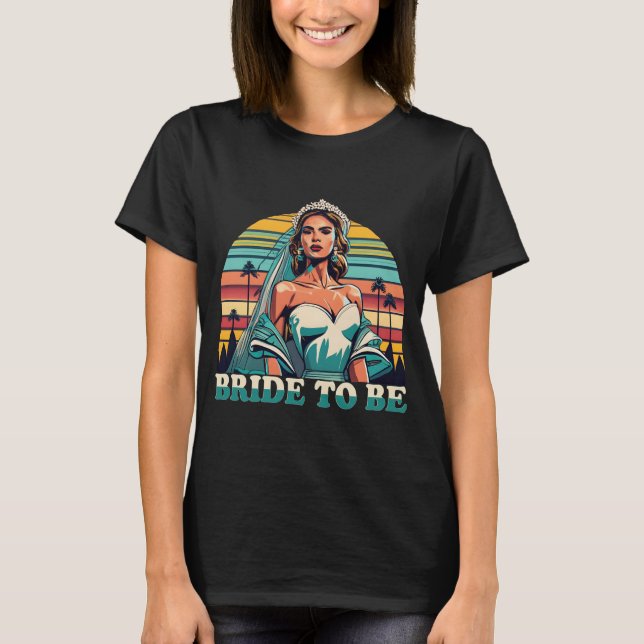 Camiseta Noiva retrô para ser (Frente)