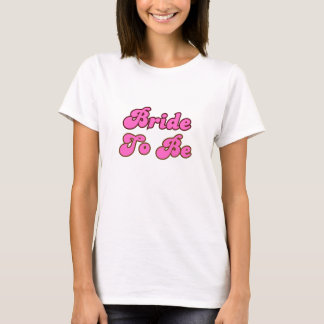 Camiseta Noiva Retro Rosa Para Ser