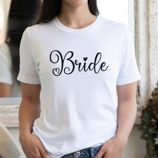 Camiseta Noiva Roteiro Coração Branco Despedida de Solteira