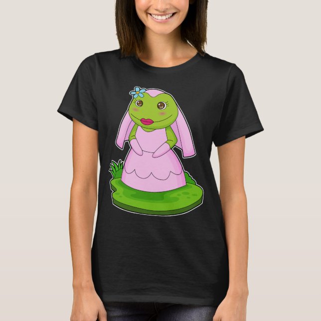 Camiseta Noiva Sapo Flor Casamento (Frente)