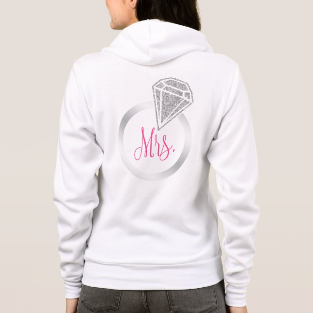Camiseta Noiva Senhora Senhora Casamento Feminino Brilho Pr (Verso)