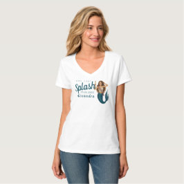 Camiseta Noiva Sereia com Nome Personalizado