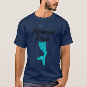 Camiseta Noiva sereia, sereia, noiva,Festa de despedida de 