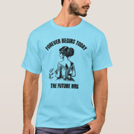 Camiseta Noiva SVG para Sempre Começa Hoje - A Futura Sra
