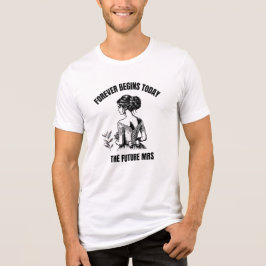 Camiseta Noiva SVG para Sempre Começa Hoje - A Futura Sra
