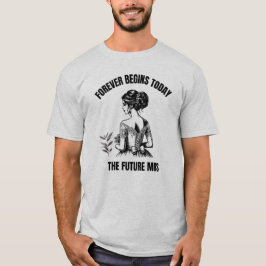 Camiseta Noiva SVG para Sempre Começa Hoje - A Futura Sra