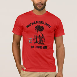 Camiseta Noiva SVG para Sempre Começa Hoje - A Futura Sra