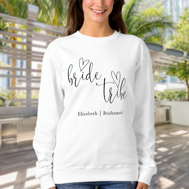 Camiseta Noiva Tribe Bachelorette Bridesmaids (Bride Tribe Bachelorette Bridesmaids Sweatshirt)