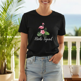 Camiseta Noiva Tropical Esquadrão das Damas de Honra Festa