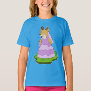 Camiseta Noiva Véu de Casamento de Cervo