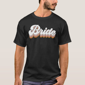 Camiseta Noiva Vintage Retro Festa de Despedida de Solteira