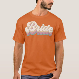 Camiseta Noiva Vintage Retro Noiva Festa de Solteira Matc