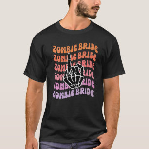 Camiseta Noiva Zumbi Até Que a Morte Nos Separe Festa de De