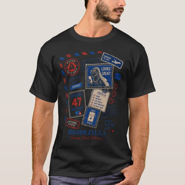 Camiseta Noiva-zumbi grupo (Frente)