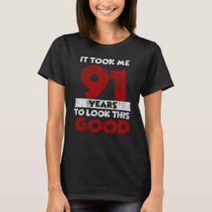 Camiseta Noivado De 91 Anos Me Fez Parecer Bom Aniversário