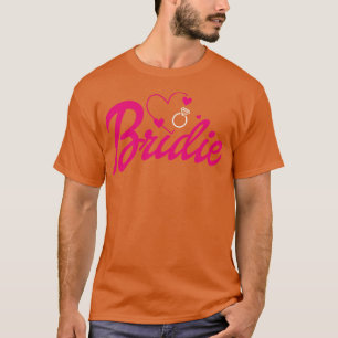 Camiseta Noivado de Anúncio de casamento de noiva, Funny B