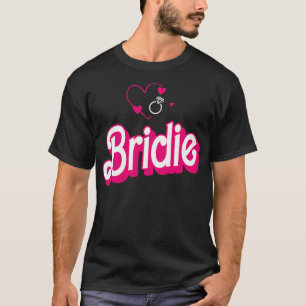 Camiseta Noivado de Anúncio de casamento de noiva, Funny B