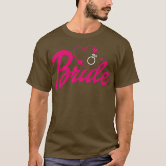 Camiseta Noivado de Anúncio de casamento de noiva, Funny B