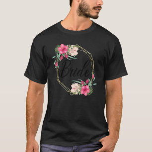 Camiseta Noivado De Flores De Noiva De 2022 Eu Disse Sim