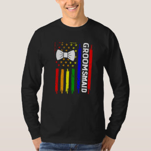 Camiseta Noivado de Gay do Orgulho Lgbt