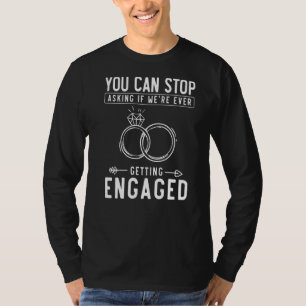 Camiseta Noivado Revele o Noivado de Casal recentemente aci
