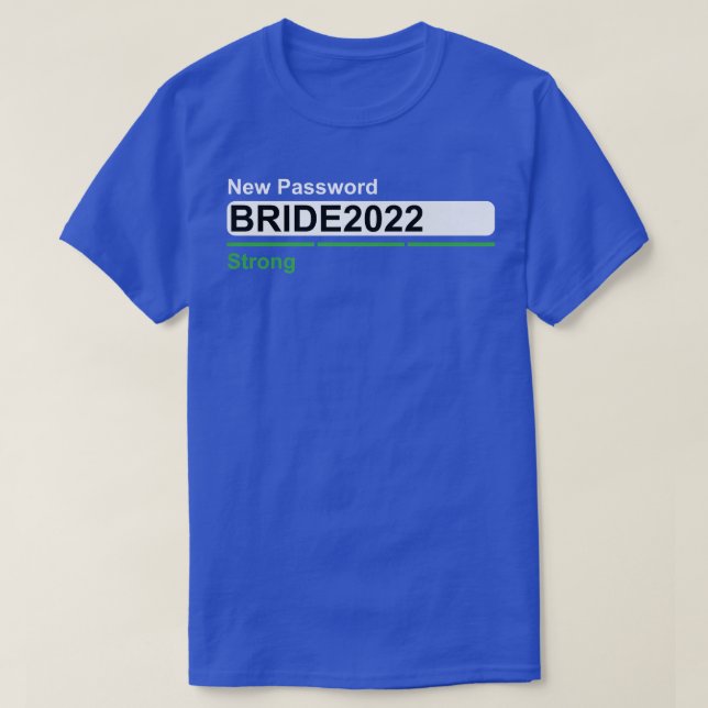 Camiseta Noivado Wedding Bride 2022 (Frente do Design)