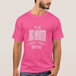 Camiseta Noivas Damas de Honra Grande Boca Correspondente D