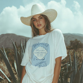 Camiseta Noivas de Conchas e Sininhos de Casamento