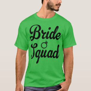 Camiseta Noivas Divertidas da Equipe da Noiva Festa de Desp
