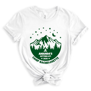 Camiseta Noivas Fofas Acampando Despedida de Solteira 