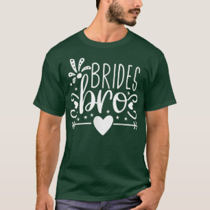 Camiseta Noivas Irmão Seta Coração Festa de Casamento E Bac