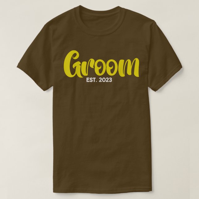 Camiseta noivo (Frente do Design)