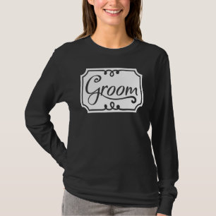 Camiseta Noivo Casamento Fofo Casais Recém-casados Solteirã
