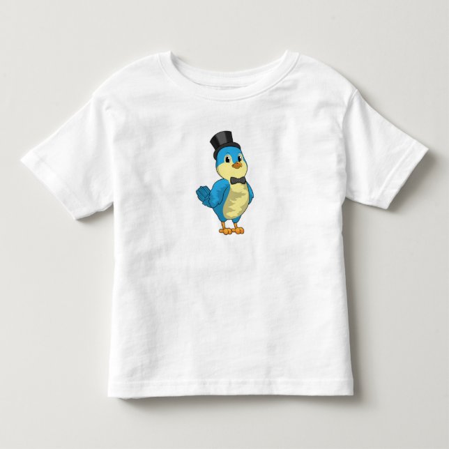 Camiseta Noivo como Pássaro com Fita (Frente)
